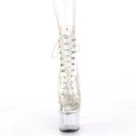 Pleaser ADORE-1020C-2 Stivaletti con Plateau Trasparente...