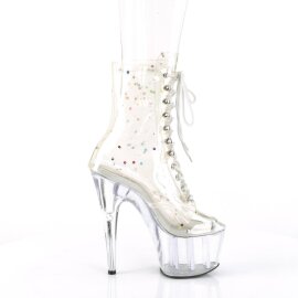 Pleaser ADORE-1020C-2 Stivaletti con Plateau Trasparente EU-35 / US-5
