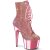 Pleaser ADORE-1020CHRS Stivaletti con Plateau Strass Cromato Rosa Chiaro EU-36 / US-6