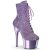 Pleaser ADORE-1020CHRS Stivaletti con Plateau Strass Cromato Viola EU-42 / US-12