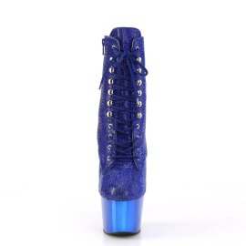 Pleaser ADORE-1020CHRS Stivaletti con Plateau Strass...