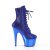Pleaser ADORE-1020CHRS Stivaletti con Plateau Strass Cromato Blu EU-36 / US-6