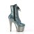 Pleaser ADORE-1020CHRS Stivaletti con Plateau Strass Cromato Turchese EU-35 / US-5