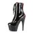 Pleaser ADORE-1020FH Stivaletti con Plateau Vernice Nero EU-38 / US-8