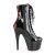Pleaser ADORE-1020FH Stivaletti con Plateau Vernice Nero EU-39 / US-9