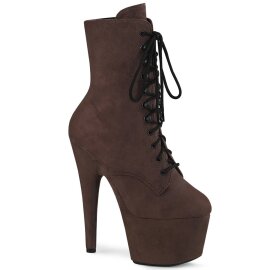 Pleaser ADORE-1020FS Stivaletti con Plateau Camoscio...