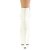Pleaser ADORE-1020GD Stivaletti con Plateau Pelle Bianco EU-35 / US-5