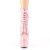 Pleaser ADORE-1020GDLG Stivaletti con Plateau Glitter Rosa Chiaro EU-40 / US-10