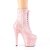 Pleaser ADORE-1020GDLG Stivaletti con Plateau Glitter Rosa Chiaro EU-36 / US-6