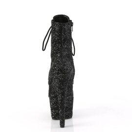 Pleaser ADORE-1020GWR Stivaletti con Plateau Glitter Nero EU-35 / US-5