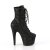 Pleaser ADORE-1020GWR Stivaletti con Plateau Glitter Nero EU-35 / US-5