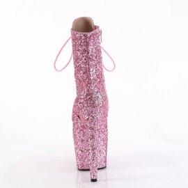 Pleaser ADORE-1020GWR Stivaletti con Plateau Glitter Rosa EU-41 / US-11