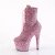 Pleaser ADORE-1020GWR Stivaletti con Plateau Glitter Rosa EU-37 / US-7