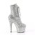 Pleaser ADORE-1020GWR Stivaletti con Plateau Glitter Argento EU-36 / US-6
