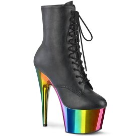 Pleaser ADORE-1020RC Stivaletti con Plateau Similpelle...