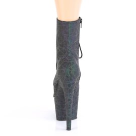 Pleaser ADORE-1020REFL Stivaletti con Plateau Riflesso Nero EU-39 / US-9