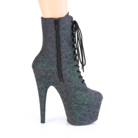 Pleaser ADORE-1020REFL Stivaletti con Plateau Riflesso Nero EU-39 / US-9