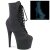 Pleaser ADORE-1020REFL Stivaletti con Plateau Riflesso Nero EU-39 / US-9