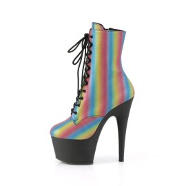 Pleaser ADORE-1020REFL-02 Stivaletti con Plateau Riflesso Multicolore EU-36 / US-6