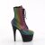 Pleaser ADORE-1020RS Stivaletti con Plateau Strass Multicolore EU-37 / US-7