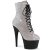 Pleaser ADORE-1020RS Stivaletti con Plateau Strass Argento EU-35 / US-5
