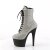 Pleaser ADORE-1020RS Stivaletti con Plateau Strass Argento EU-38 / US-8