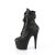 Pleaser ADORE-1020STR Stivaletti con Plateau Similpelle Nero EU-41 / US-11