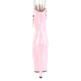 Pleaser ADORE-1021 Stivaletti con Plateau Vernice Rosa Chiaro EU-40 / US-10