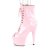 Pleaser ADORE-1021 Stivaletti con Plateau Vernice Rosa Chiaro EU-40 / US-10