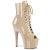 Pleaser ADORE-1021 Stivaletti con Plateau Vernice Beige EU-35 / US-5