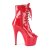 Pleaser ADORE-1021 Stivaletti con Plateau Vernice Rosso EU-40 / US-10