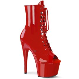 Pleaser ADORE-1021 Stivaletti con Plateau Vernice Rosso...