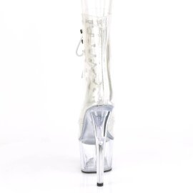 Pleaser ADORE-1021C Stivaletti con Plateau Trasparente EU-36 / US-6