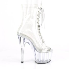 Pleaser ADORE-1021C Stivaletti con Plateau Trasparente EU-36 / US-6