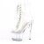 Pleaser ADORE-1021C Stivaletti con Plateau Trasparente EU-36 / US-6