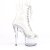 Pleaser ADORE-1021C Stivaletti con Plateau Trasparente EU-37 / US-7