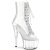 Pleaser ADORE-1021C-2 Stivaletti con Plateau Strass Trasparente EU-39 / US-9