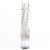Pleaser ADORE-1021C-2 Stivaletti con Plateau Strass Trasparente EU-39 / US-9