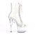 Pleaser ADORE-1021C-2 Stivaletti con Plateau Strass Trasparente EU-39 / US-9