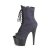 Pleaser ADORE-1021MG Stivaletti con Plateau Glitter Viola EU-40 / US-10
