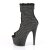 Pleaser ADORE-1031GM Stivaletti con Plateau Strass Rete Nero EU-41 / US-11