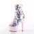 Pleaser ADORE-1031SSQ Stivaletti con Plateau Paillettes Cromato Rosa Chiaro EU-35 / US-5