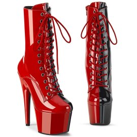 Pleaser ADORE-1040TT Stivaletti con Plateau Vernice Nero...
