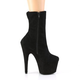 Pleaser ADORE-1042 Stivaletti con Plateau Camoscio Sintetico Nero EU-36 / US-6