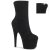 Pleaser ADORE-1042 Stivaletti con Plateau Camoscio Sintetico Nero EU-38 / US-8