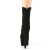 Pleaser ADORE-1042 Stivaletti con Plateau Camoscio Sintetico Nero EU-38 / US-8