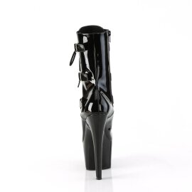 Pleaser ADORE-1043 Stivaletti con Plateau Vernice Nero EU-35 / US-5