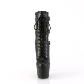 Pleaser ADORE-1043 Stivaletti con Plateau Similpelle Nero...