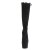 Pleaser ADORE-2008Stivali con Plateau Camoscio Sintetico Nero EU-40 / US-10
