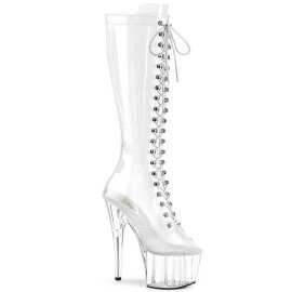 Pleaser ADORE-2021CStivali con Plateau Trasparente EU-35...